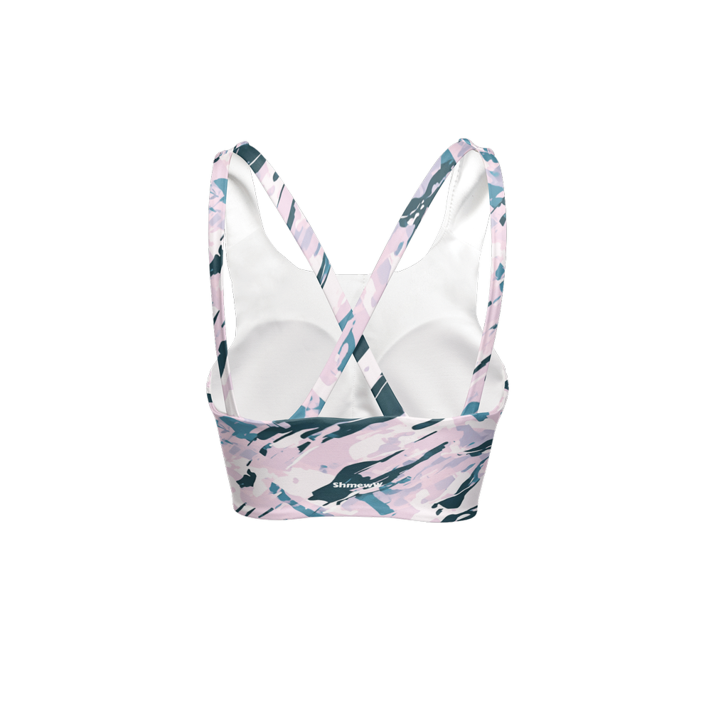 Women’s Racerback Camo Sports Bra