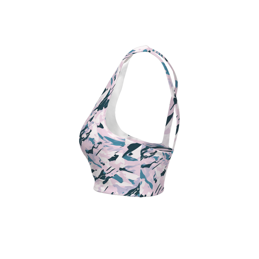 Women’s Racerback Camo Sports Bra