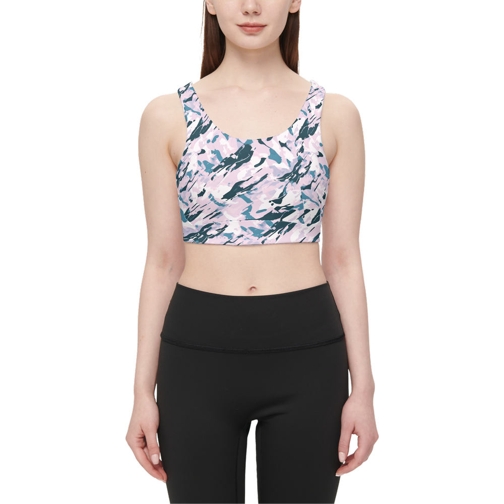 Women’s Racerback Camo Sports Bra