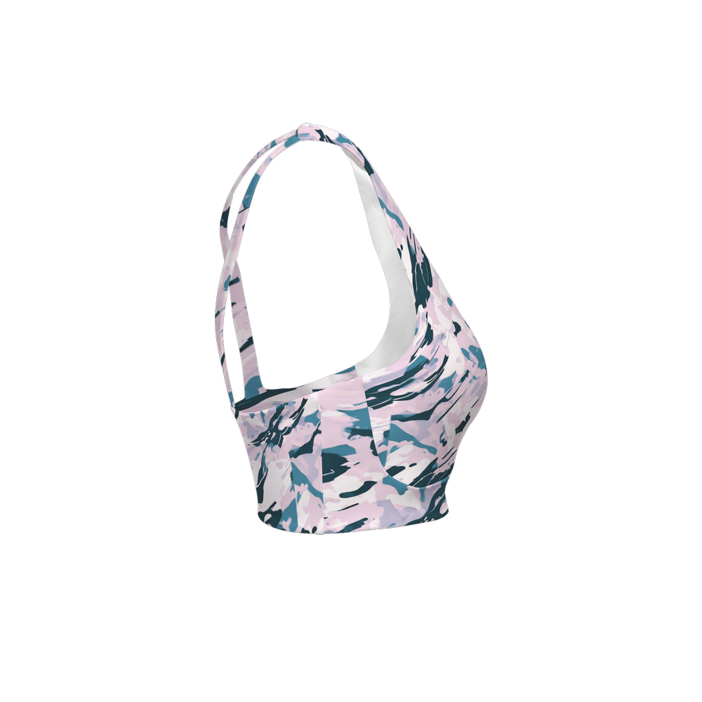Women’s Racerback Camo Sports Bra